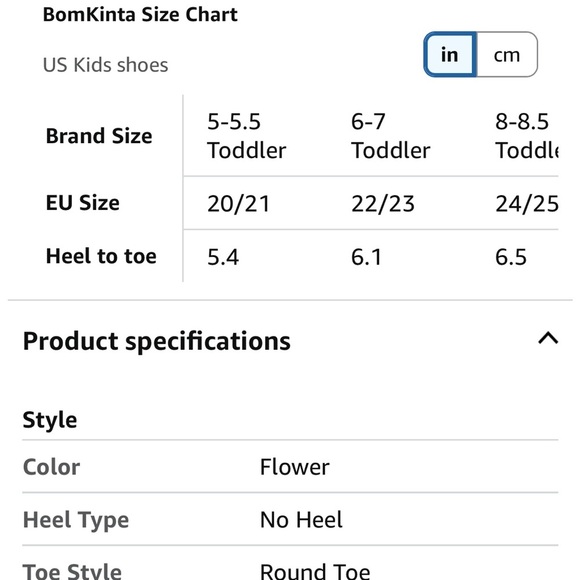 NWT Floral Pink Water Shoes size 6-12 months - Picture 10 of 10